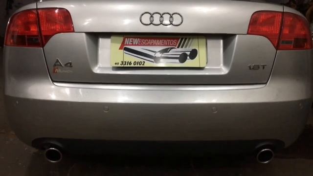 Audi A4 1.8 Turbo Escape Esportivo - New Escapamentos смотреть онлайн