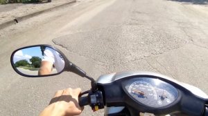 СТАНТ НА YAMAHA JOG 36 по городу |покатушка на скутере