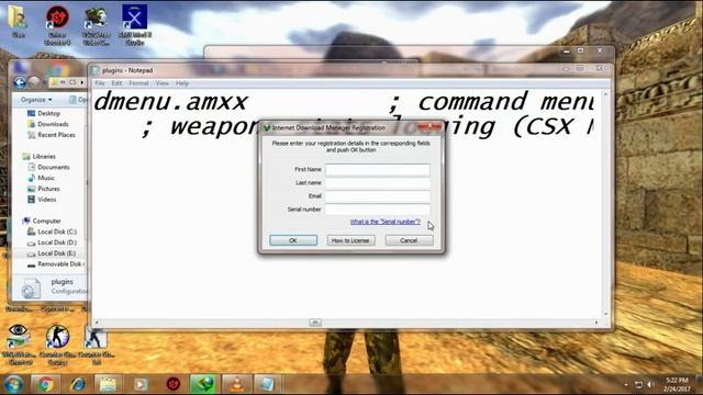 How to install admin mod in cs 1.6(2017) works 100% смотреть онлайн