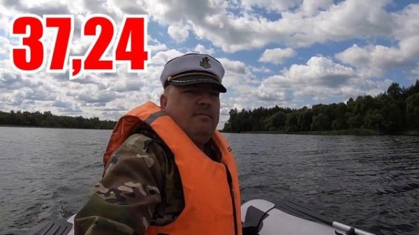 Обзор максимальной скорости лодки RiverBoats 430 с мотором Hidea 9,9 pro. ПРОТИВ ТЕЧЕНИЯ БЫСТРЕЕ?