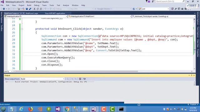 Parameterized Queries in ADO.Net смотреть онлайн