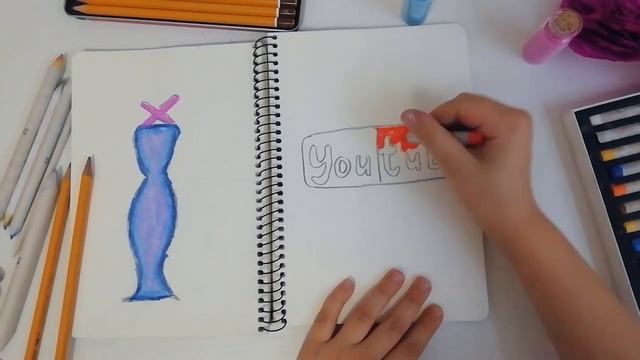 Рисунки ПЛАТЬЕВ | Как нарисовать платье | HOW to DRAW dress? смотреть онлайн