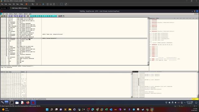 Reverse Engineering with Ollydbg | HackTheBox Find The Easy Pass смотреть онлайн