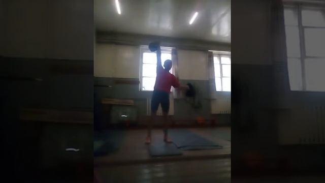 Рывок гири 24 кг 10 минут 204 раза. смотреть онлайн
