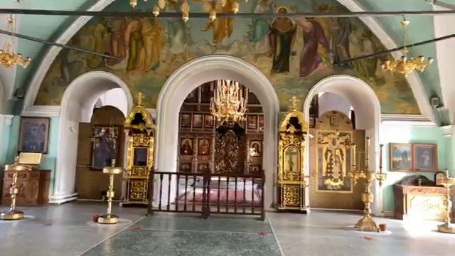 Онлайн-экскурсии: Святыни храма в честь прп. Сергия Радонежского в Высоко-Петровском Монастыре смотреть онлайн