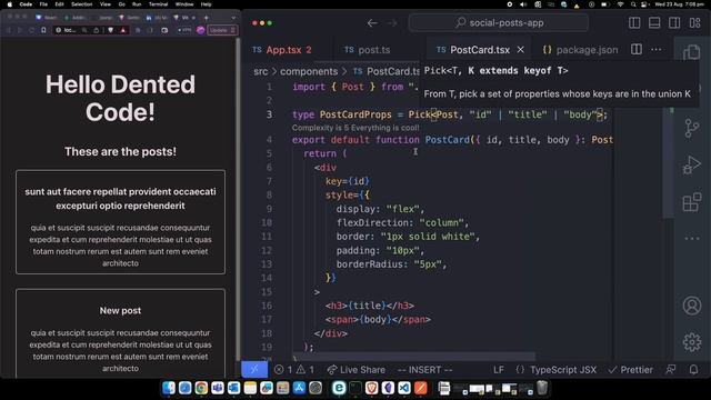 How to use TypeScript in React смотреть онлайн
