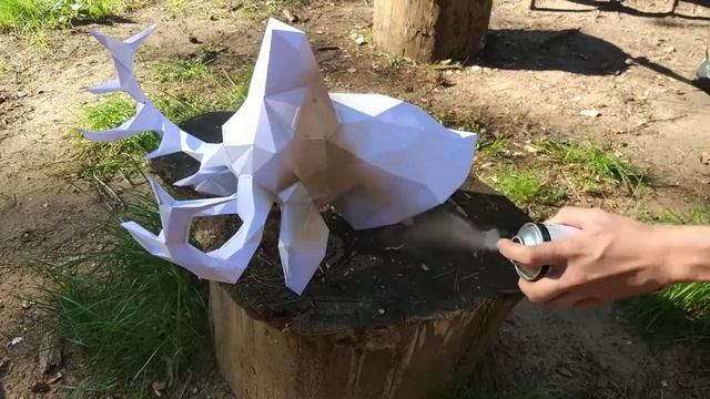 DIY - КАК СДЕЛАТЬ ТРОФЕЙ ГОЛОВЫ ОЛЕНЯ!!! смотреть онлайн