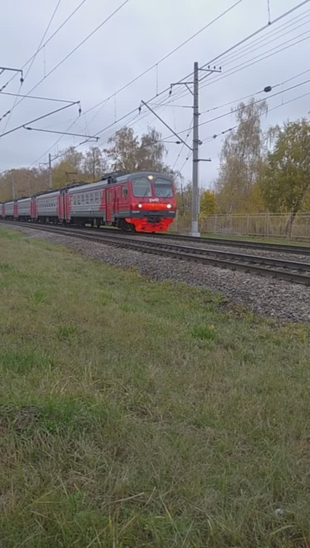 ЭД4М - 0363 МОСКВА - ГОЛУТВИН #shorts #ржд #железнаядорога #поезд #электричка #рекомендации