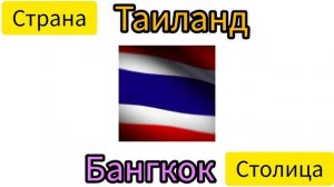 Страны и их столицы для детей и взрослых.