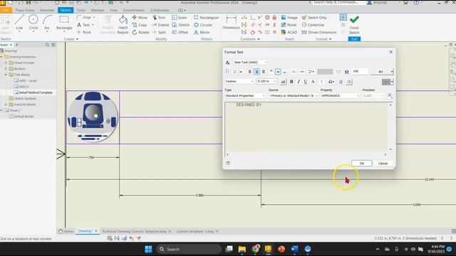 Creating A Custom Template In Autodesk Inventor 2024
