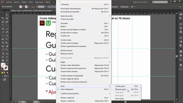 Curso Adobe Illustrator CC 2 3 Reglas, guías y cuadrículas смотреть онлайн