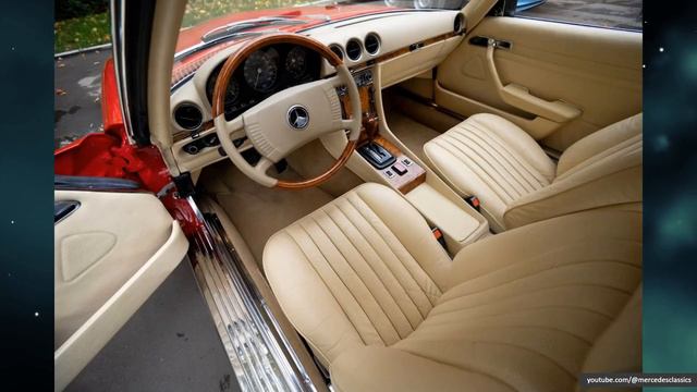 Red restored Mercedes Benz 280 SLC 1978. #c107 #slclass #mercedes #r107 смотреть онлайн