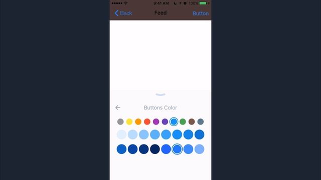 Tster iOS UI kit - Navigation Bar Editing Color смотреть онлайн