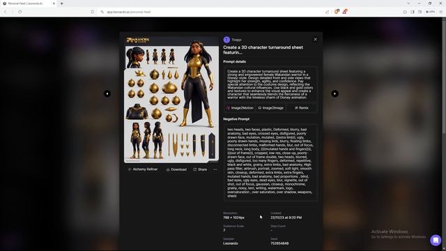 ? Xaixa Unleashed - Crafting Funky Concept 3D Characters with Leonardo AI! ?✨ смотреть онлайн