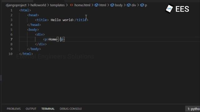 Build a Hello World Web Application in Django in 10 Minutes | Django Tutorial in Tamil part 2 | EES смотреть онлайн