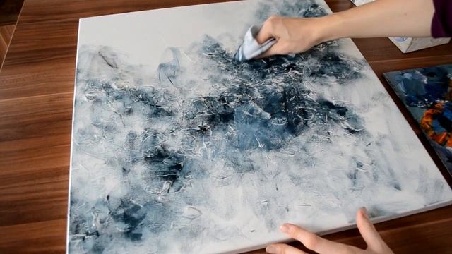 Easy Abstract Painting for Beginners/ Acrylic or Oil Painting / How to paint abstract смотреть онлайн