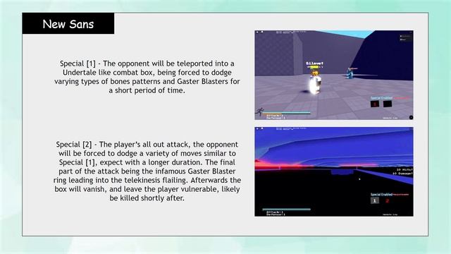 (ROBLOX | Soulshatters) Sakuya And Sans Rework