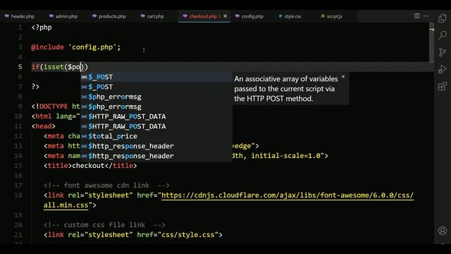 Advance Shopping Cart With Admin Panel And Checkout System Using PHP and MySQL | P5 - Checkout Form смотреть онлайн