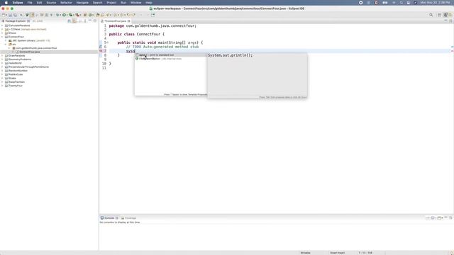JPBE001: Creating java project ConnectFour in Eclipse смотреть онлайн