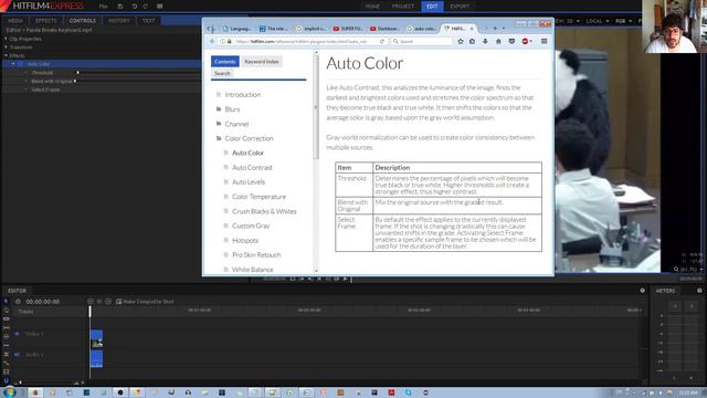 Explaining the Auto Color Effect in Hitfilm 4 Express смотреть онлайн