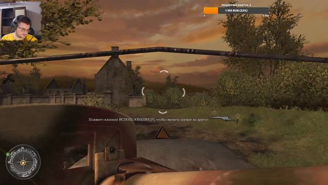 Брат - приклад! Только рукопашная атака! Прохождение Call of Duty 2 смотреть онлайн