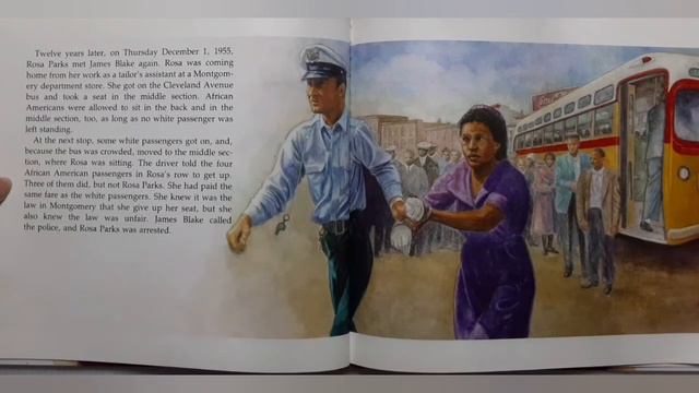 Reading of "A Picture Book of Rosa Parks" by David A Adler, illustrated by Robert Casilla смотреть онлайн