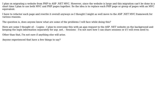 Software Engineering: Migrating from PHP to ASP .NET MVC смотреть онлайн