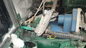 ЮМЗ,предпусковой подогреватель в деле