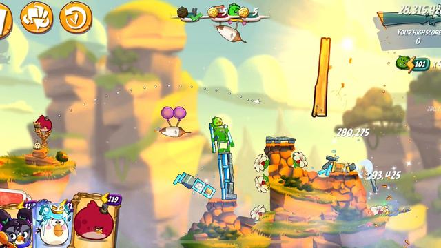 Angry Birds 2 | Mighty Eagle Bootcamp Today | MEBC Today #111222 смотреть онлайн