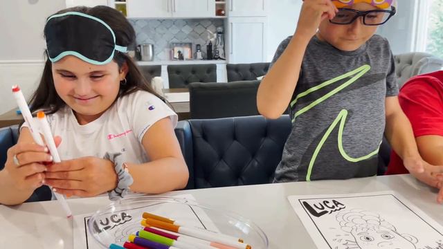 Luca Movie 3 Marker Challenge!!! смотреть онлайн