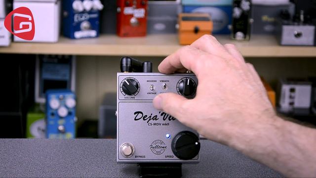 Test pédale Fulltone Custom Shop Mini Deja'Vibe CS-MDV mkII смотреть онлайн