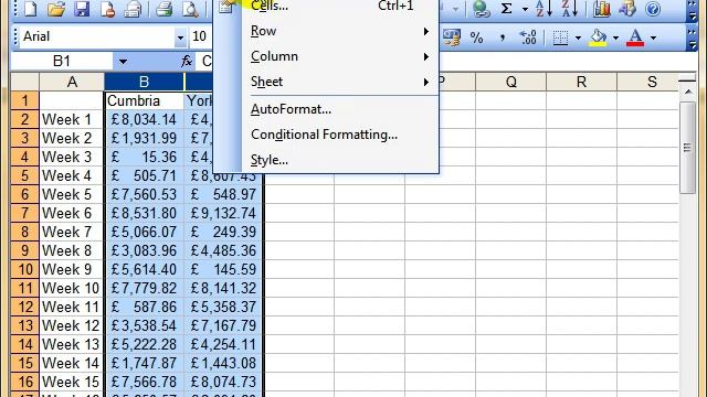 AM 4123 Hide rows columns and worksheets Microsoft Excel 2003 смотреть онлайн