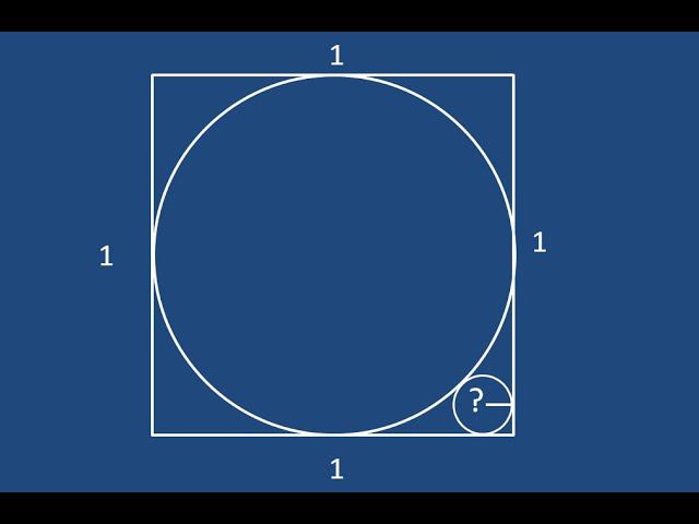 В криволинейный треугольник вписана окружность. смотреть онлайн
