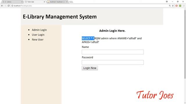 E-Library Create Admin Login In HTML CSS PHP MySQL Tamil Part-6 смотреть онлайн