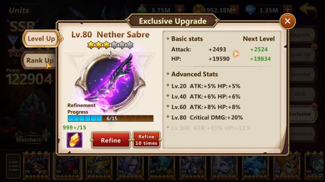 Era of Chaos - Black Knight exclusive weapon: Nether Sabre! смотреть онлайн