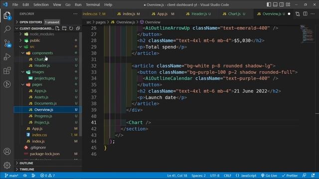 BUILD A FRONTEND CLIENT DASHBOARD - PART 1 - #tsbsankara смотреть онлайн