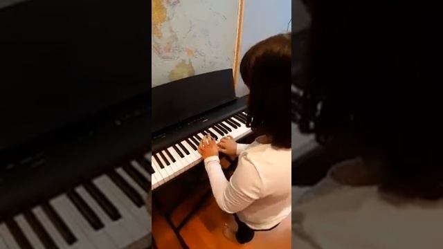 Preparing for the concert ~ готовимся к концерту ~ piano YAMAHA смотреть онлайн