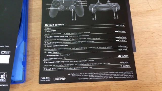 Metal Gear Solid 5: Unboxing PS4 Day One Edition Case! смотреть онлайн