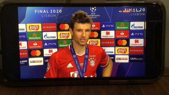 Thomas Müller Zum Triple Gewinn In Lissabon | Postgame Interview