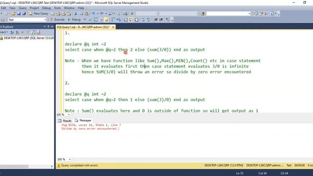SQL Case Statement and Output смотреть онлайн