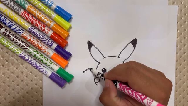 Как нарисовать пикачу смотреть онлайн