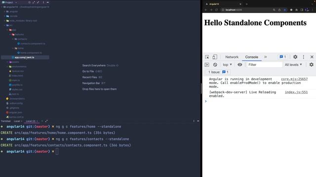 How to create Angular (v14) applications without ngModules (by using Standalone components) смотреть онлайн
