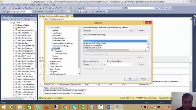 How to view the structure of a table in SQL Server and create your own shortcuts in SSMS смотреть онлайн