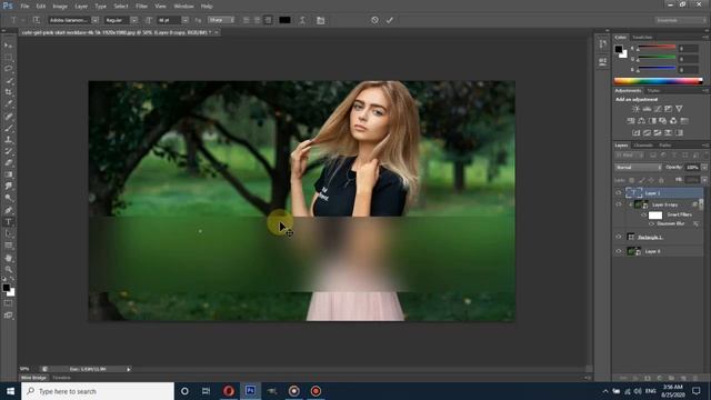 How to add Transparent blur layer effect in photoshop cs6/cc Urdu/Hindi 2020 смотреть онлайн