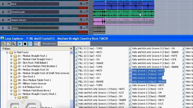 Using SL MultiTracks Drum Loops with Cakewalk Products смотреть онлайн