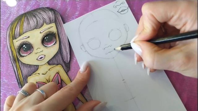 #БЛАЙЗ ? КАК НАРИСОВАТЬ БЛАЙЗ ? РИСУЕМ ВМЕСТЕ ? бумажная Блайз #бумажнаяблайз #бумажныекуклы