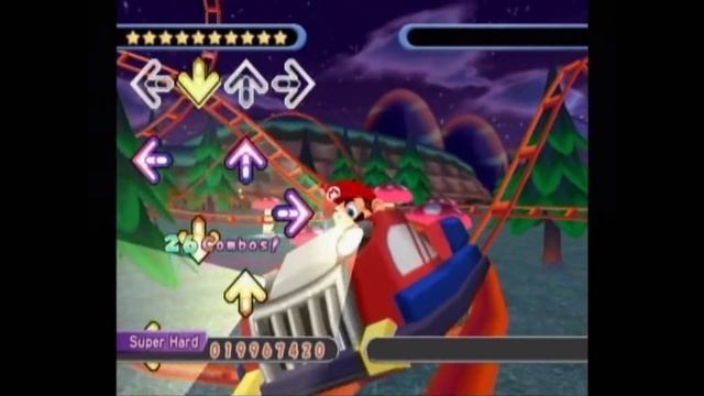 Dance Dance Revolution Mario Mix Rollercoasting (Super Hard) смотреть онлайн