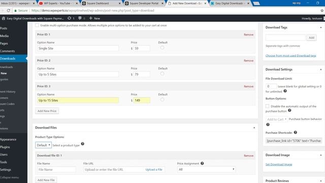 Easy Digital Downloads with Square Payment Gateway смотреть онлайн