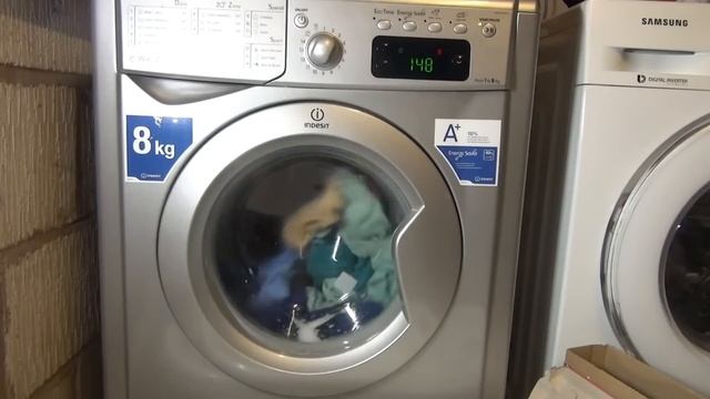 Indesit Advance 8kg IWE81481SECO Washing Machine : Cotton 60'c Standard A+ (Full cycle) смотреть онлайн