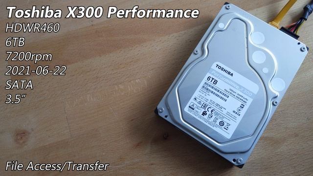 Toshiba X300 Performance HDWR460 6TB (2021) - Hard Drive Sounds смотреть онлайн